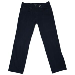 MExx Men's Navy Blue‎ Straight Leg Denim Jeans Casual Pants Size 34x30 (U)